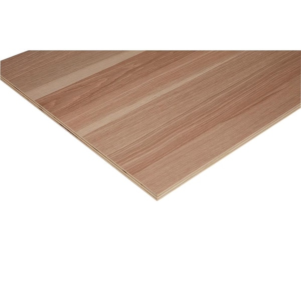 Columbia Forest Products 3/4 in. x 2 ft. x 8 ft. PureBond Enhanced Grain White Oak Plywood Project Panel