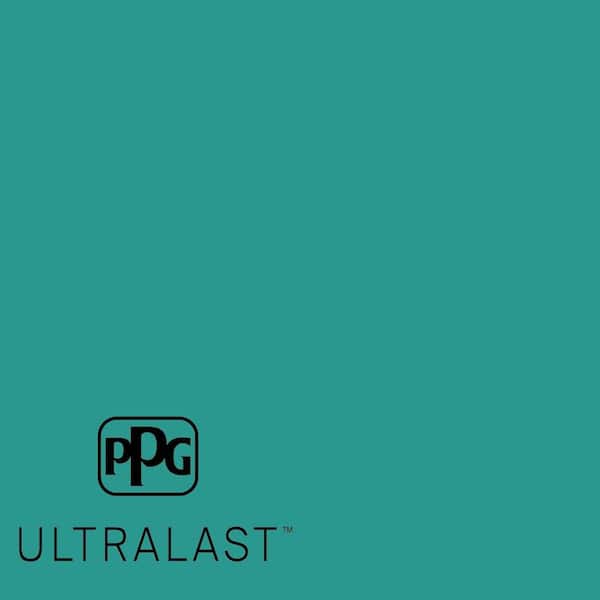 PPG UltraLast 1 qt. #PPG1231-6 Azure Tide Matte Interior Paint and Primer