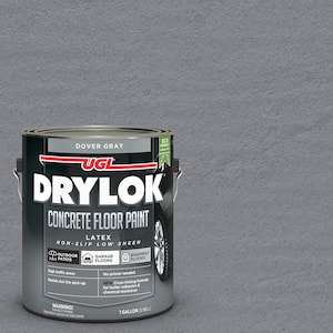 1 gal. Dover Gray Low Sheen Latex Interior/Exterior Concrete Floor Paint