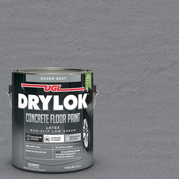 DRYLOK 1 gal. Dover Gray Low Sheen Latex Interior/Exterior Concrete Floor Paint