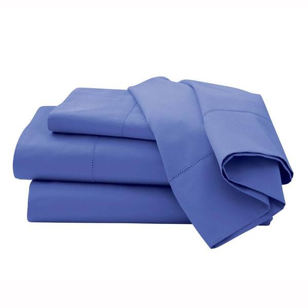 Home Decorators Collection Hemstitched Lapis Lazuli Twin Sheet Set