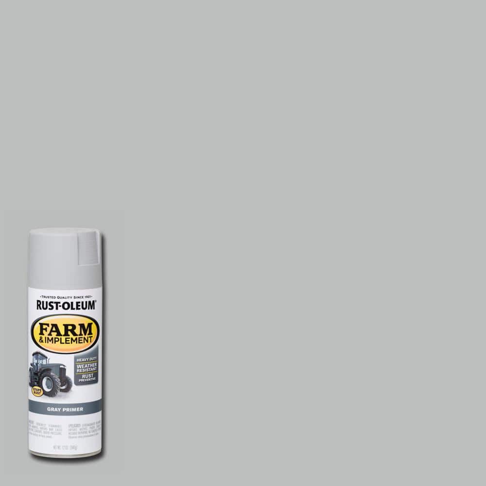 Buy Rust-Oleum 257736 Spray Primer, Gray/Green, 340 g, Can Gray/Green