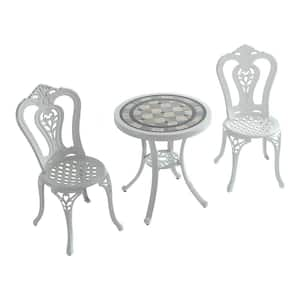 3-Piece Aluminum Set Outdoor Patio Set Rust-Resistant Cast