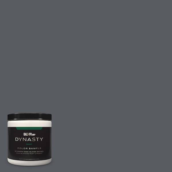 BEHR DYNASTY 8 oz. #PPU18-02 Pencil Point One-Coat Hide Semi-Gloss Enamel Stain-Blocking Interior/Exterior Paint & Primer Sample