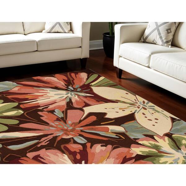 2 ft. x 8 ft. Ivory Western Washable Area Rug