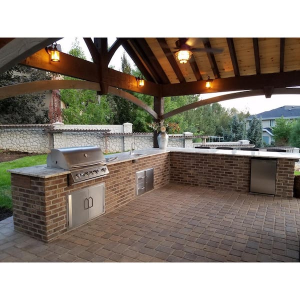 Old Mill Brick Single Flats Cafe Mocha 7.625 in. x 2.25 in. x .5