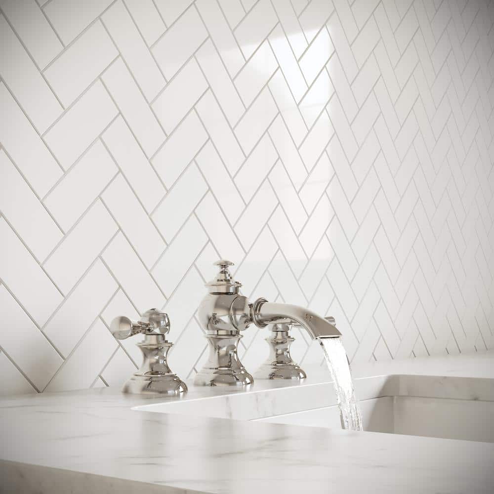 Elegant Polished Nickel Widespread Bathroom Faucet with Classic Design