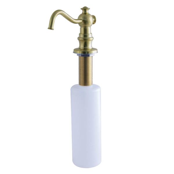 Kingston Brass Transitional Soap Dispenser in Brushed Brass