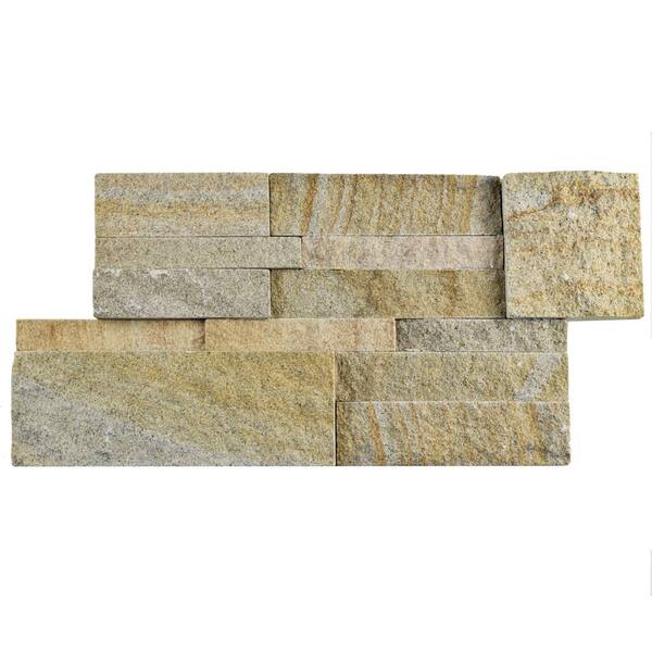 Merola Tile Ledger Panel Sandstone 7 in. x 13-1/2 in. Natural Stone Wall Tile (6 cases / 31.5 sq. ft. / pallet)
