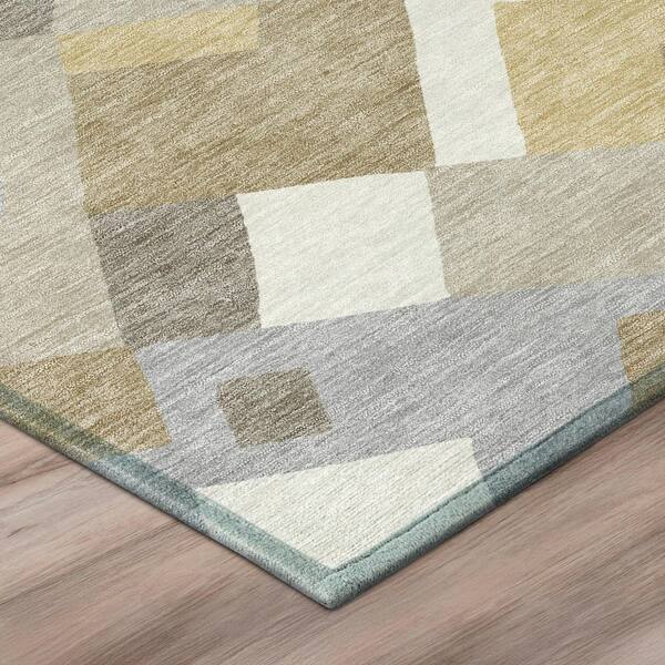 Chantille Machine Washable Indoor/Outdoor Abstract ACN2978 Ivory 10 ft. x 14 ft. Area Rug