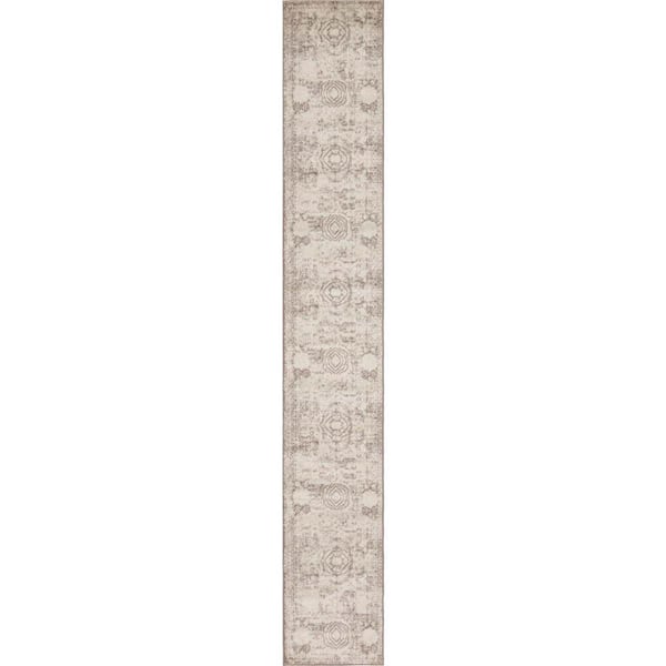 Unique Loom Bromley Wells Light Brown 2 ft. x 13 ft. 1 in. Area Rug