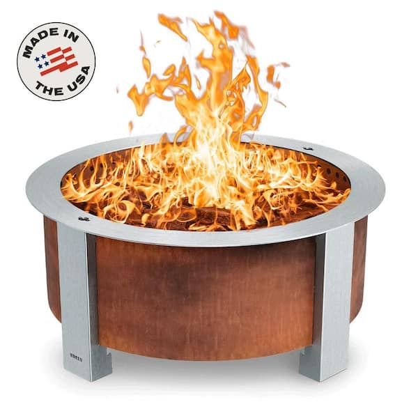 X Series 30 Smokeless Fire Pit in Corten Steel