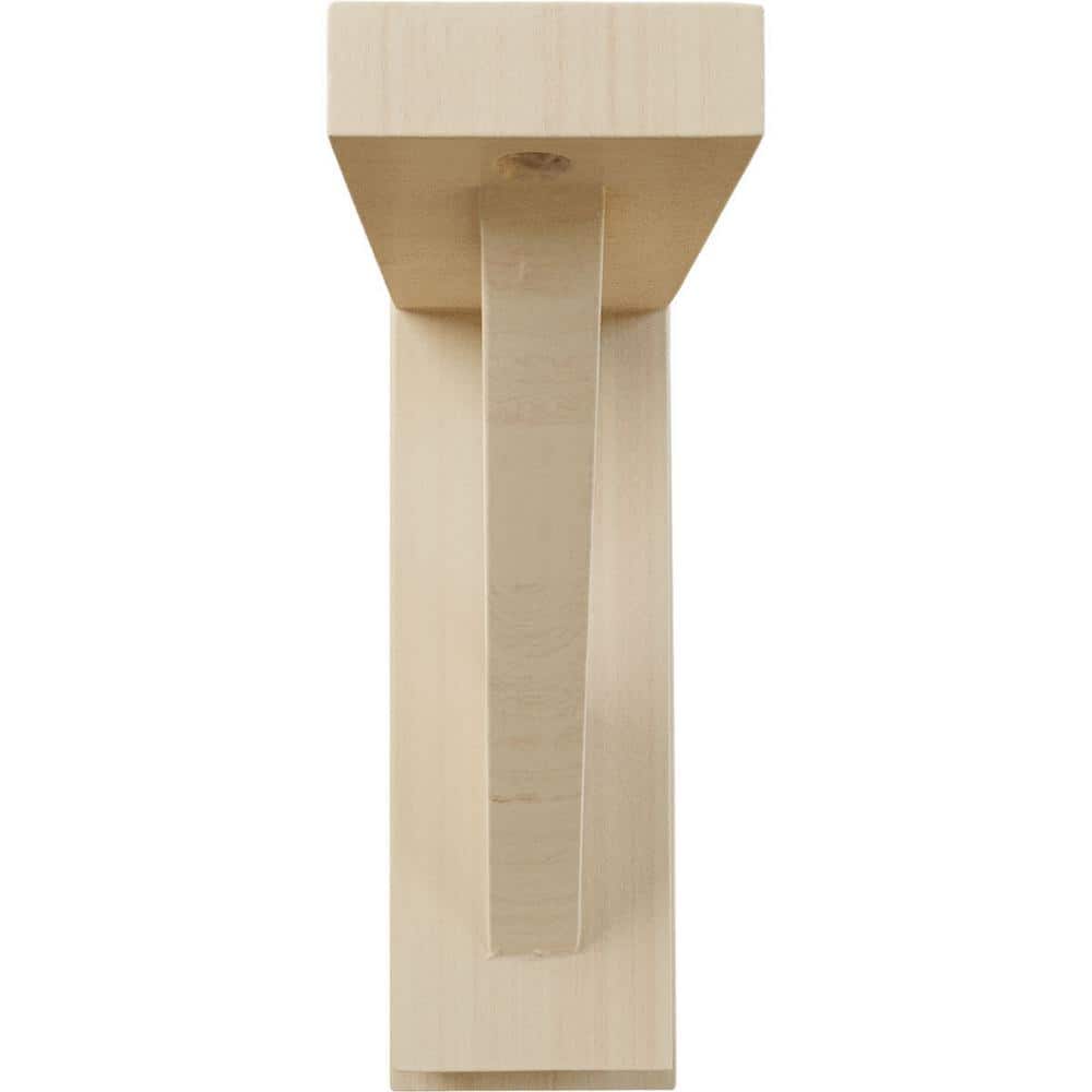 Traditional Rubberwood 7.5" H Shelf Bracket