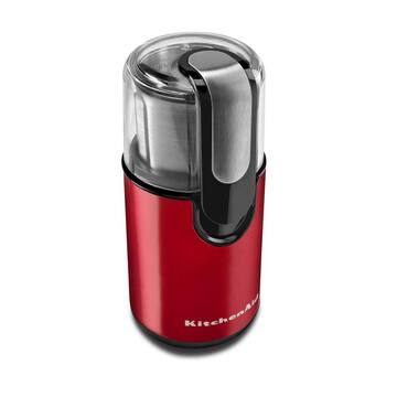 KitchenAid 7 oz. Empire Red Coffee Grinder with Stainless Steel Blade BCG111ER