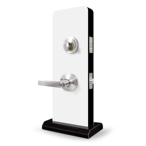 Premier Lock Stainless Steel Entry Door Handle Combo Lock Set with