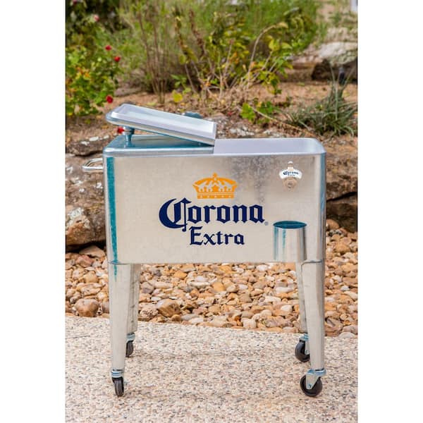 Leigh Country Corona Extra 60 Qt Galvanized Rolling Cooler MC
