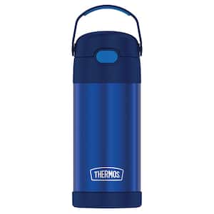 FUNtainer 12 oz. Navy Stainless Steel Vacuum-Insulated Water Bottle