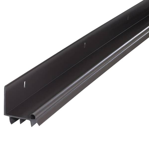 M-D Building Products 2 in. x 36 in. Brown Vinyl L-Shape Screw-on Door Bottom Weatherstripping