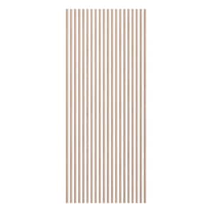 Heritage Premier Concave 94.5 in. H x 1 in. W Slatwall Panels in Maple 20-Pack