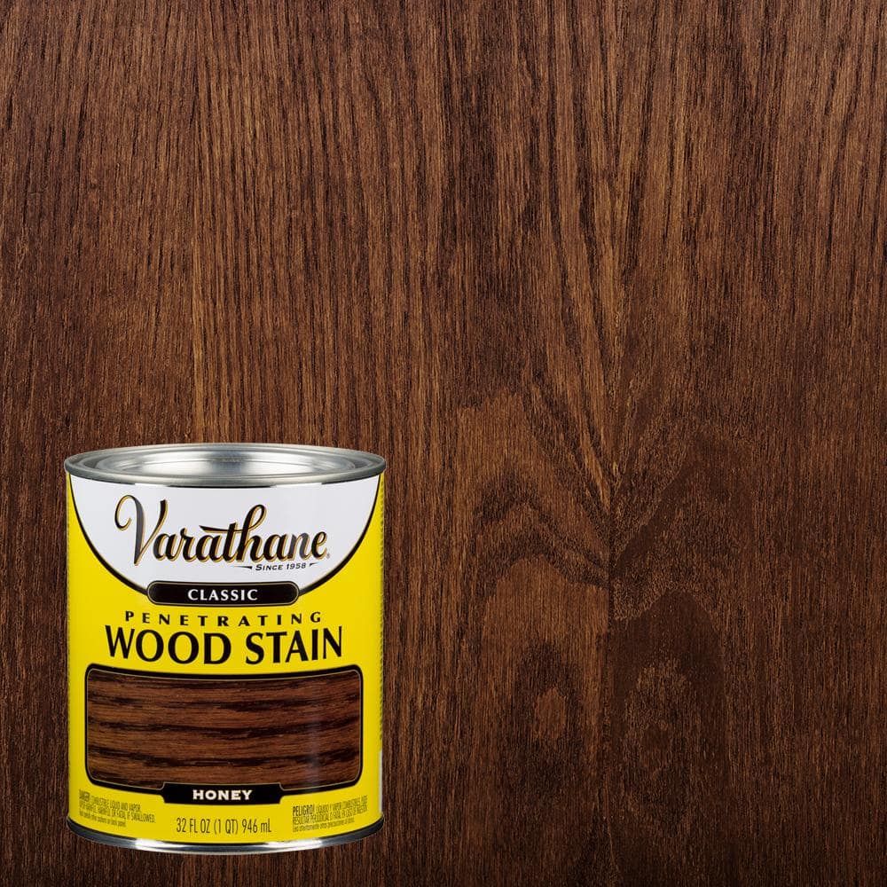 Varathane 1 qt. Honey Classic Wood Interior Stain 339718 - The Home Depot