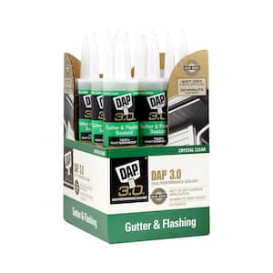 3.0 9 oz. Crystal Clear Premium Gutter and Flashing Sealant (12-Pack)