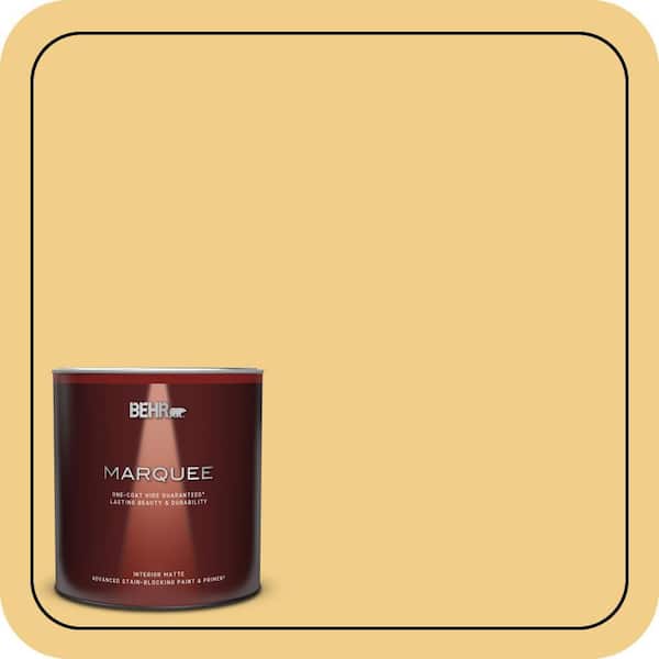 BEHR MARQUEE 1 qt. #360D-4 Warm Glow Matte Interior Paint & Primer