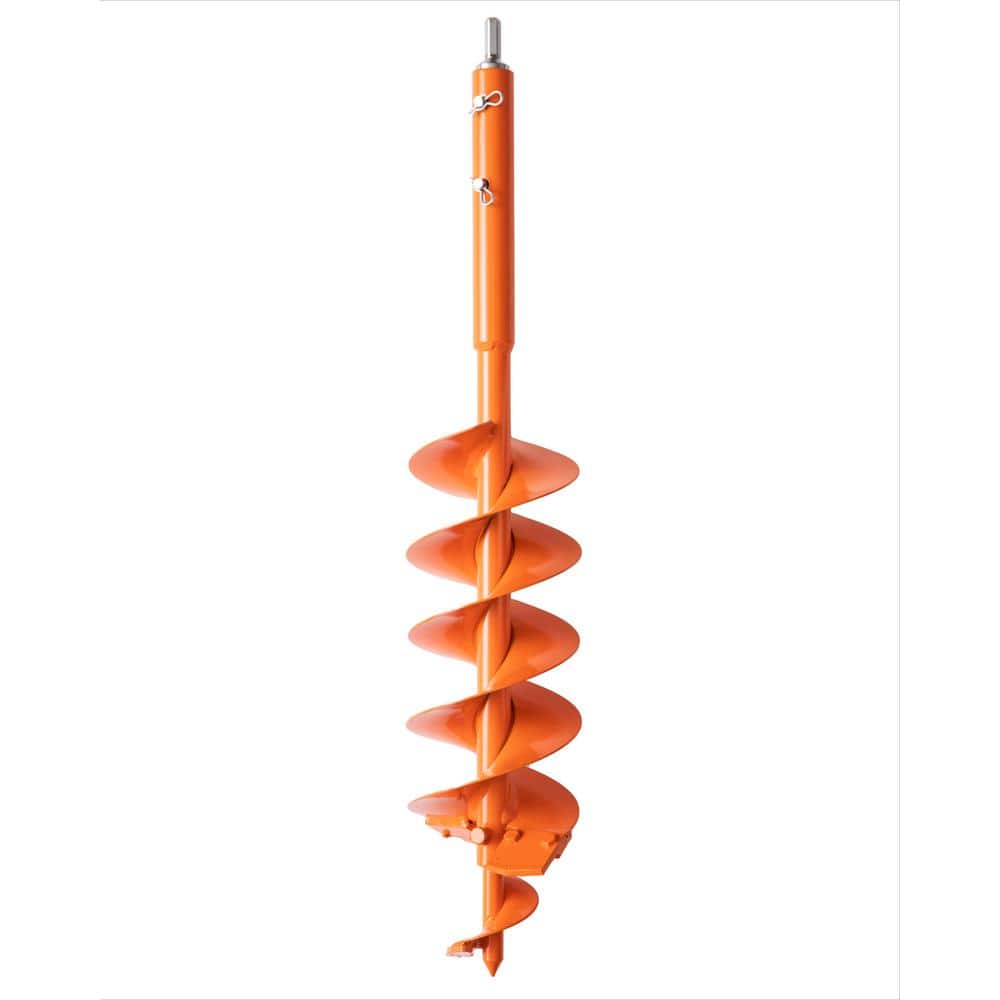 USA 28 in. x 5 in. Orange Multi-Purpose Bulb Plant Auger
