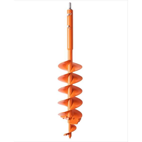 Power Planter Usa 28 In X 5 In Orange Multi Purpose Bulb Plant Auger