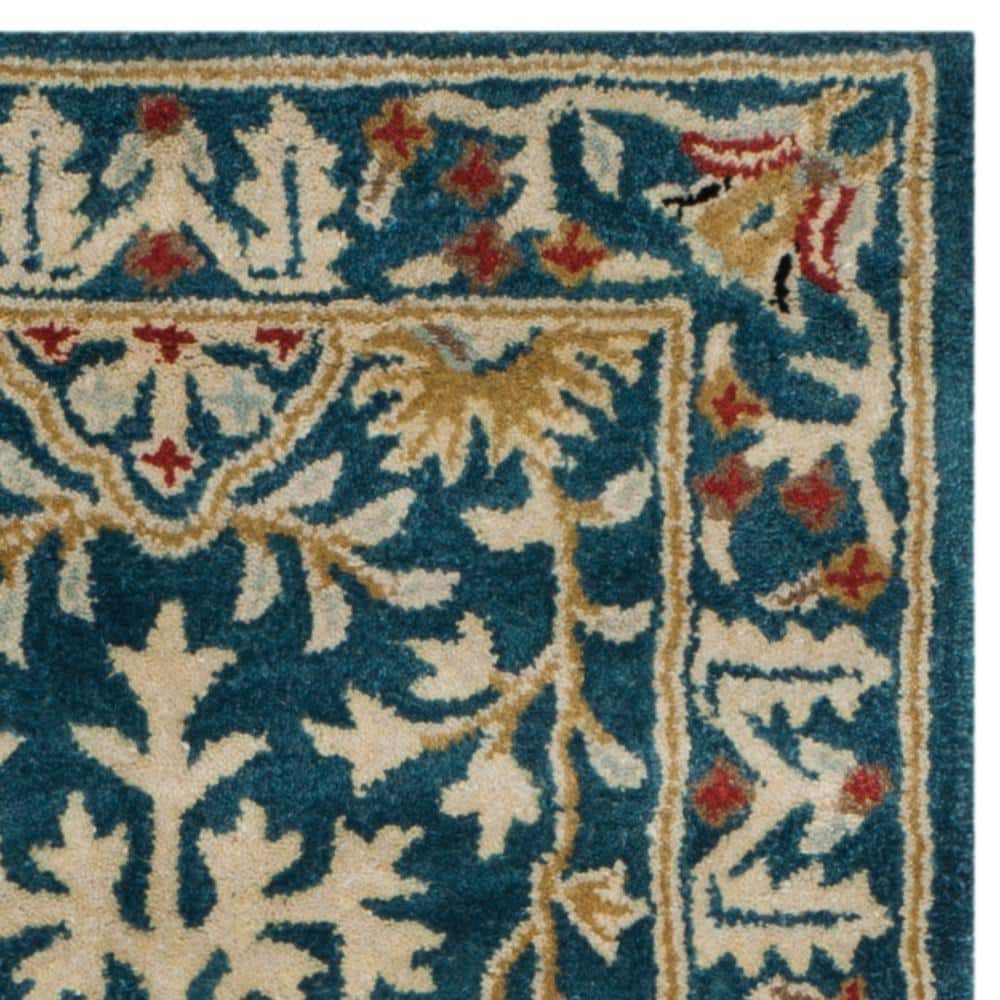Antiquity Hand-Tufted Dark Blue Area Rug