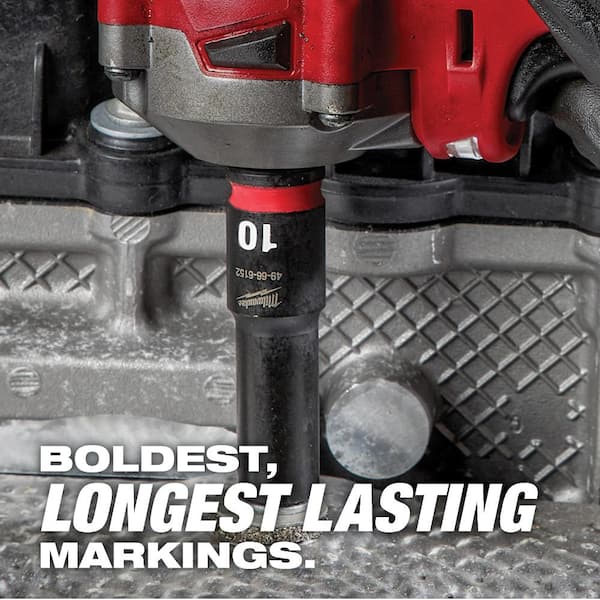 Milwaukee SHOCKWAVE 1/2 in. Drive Metric 6 Point Impact Socket Set