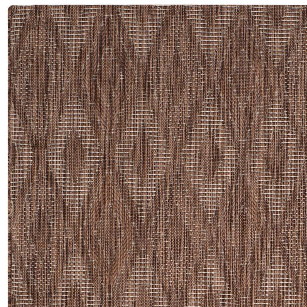 Elegant Gray 9' x 12' Rectangular Easy-Care Synthetic Area Rug