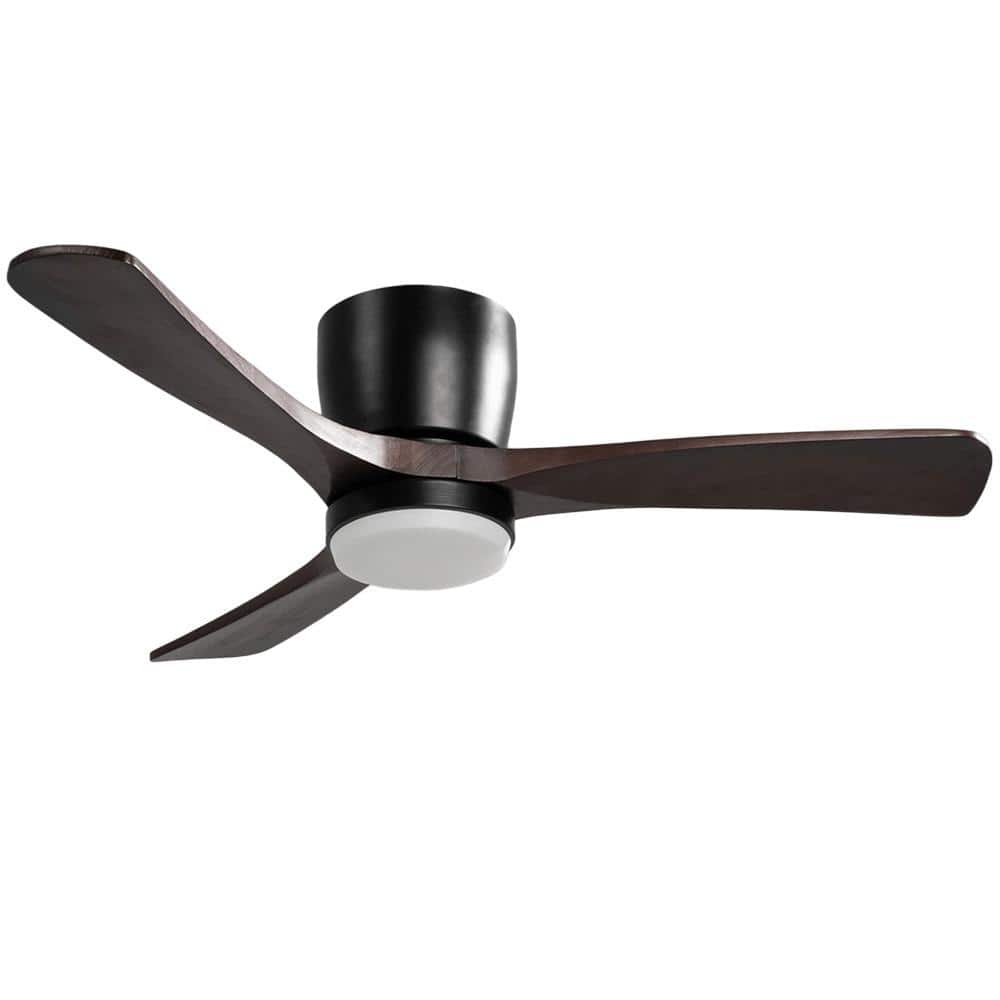 42 in. Solid Wood Ceiling Fan with Light, Flush Mount, DC Motor,Remote control price history on PriceWatchPro