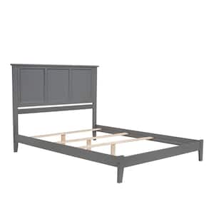 Madison Queen Traditional Bed in Grey
