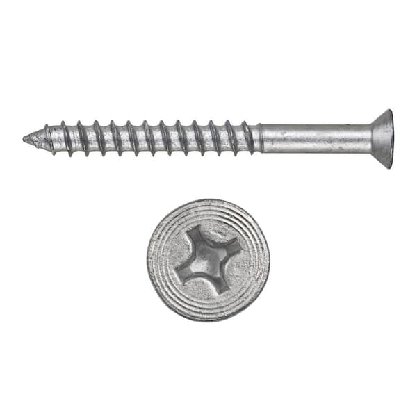 Hilti Kwik-Con II 3/16 in. x 1-3/4 in. Zinc Plated Carbon Steel Phillips Flat Head Concrete Screw Anchor (100-Pack)