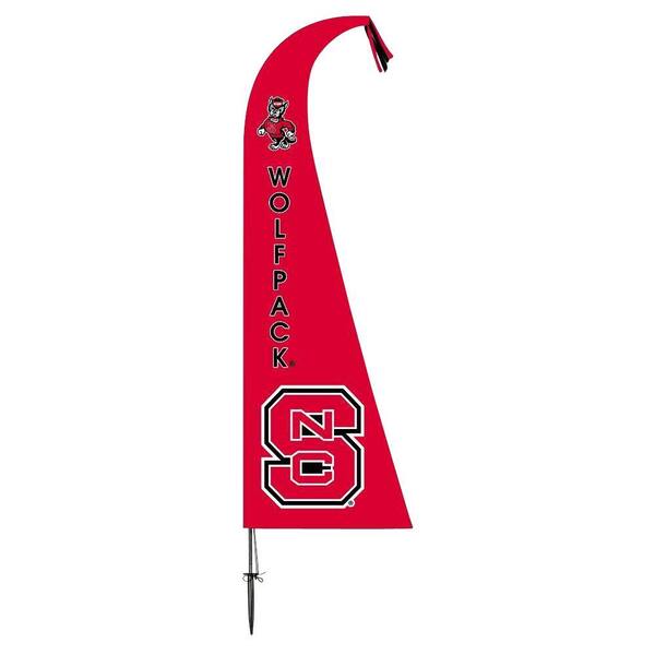 BSI Products NCAA North Carolina State Wolfpack Feather 1 ft. x 1.5 ft. Flag