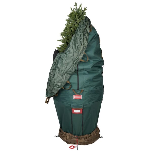 TreeKeeper Large Girth Upright Christmas Tree Storage Bag for Trees Up to 9 ft. Tall and Up to 70 in. Wide