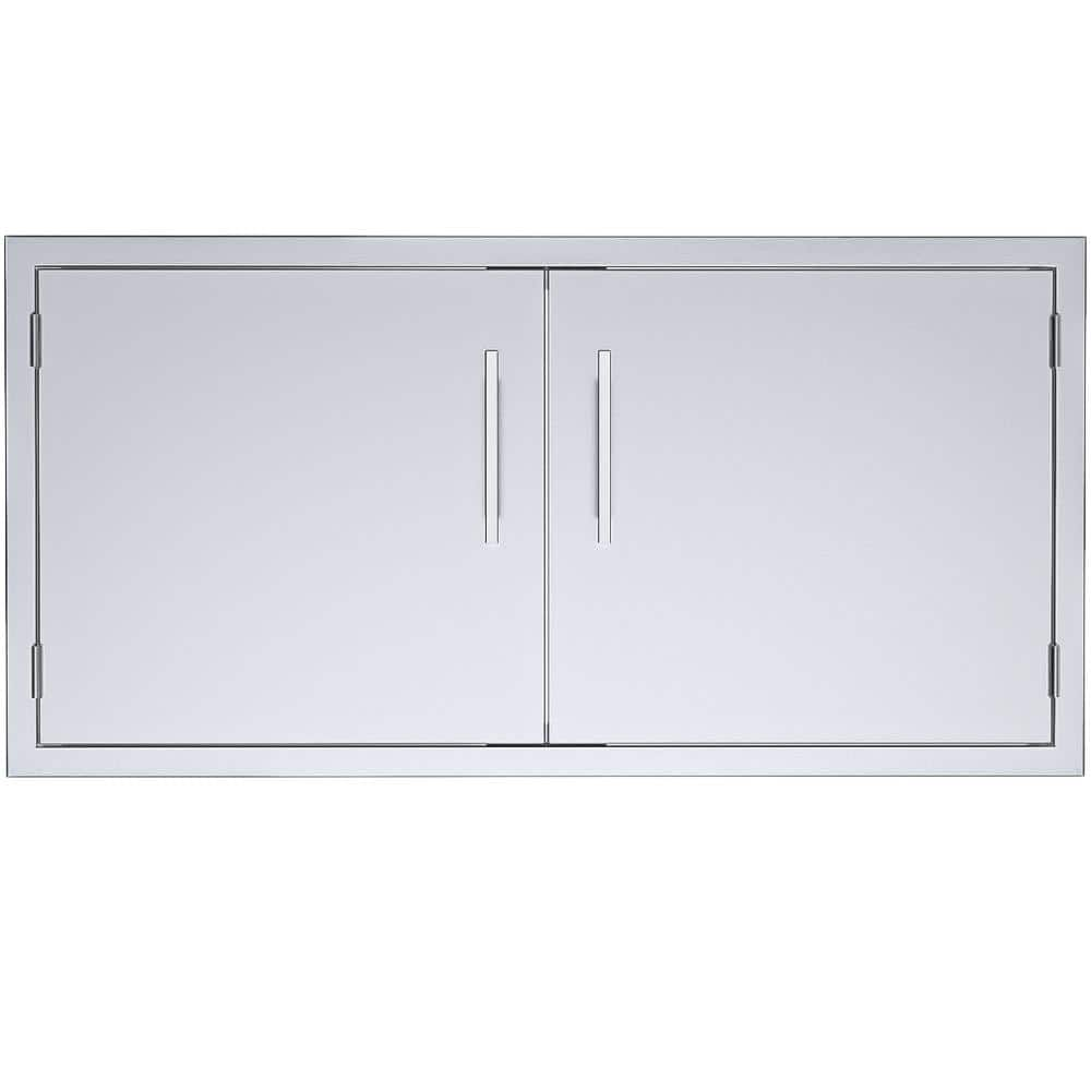 Sunstone Masonry Series 42 in. x 21 in. Stainless Steel 2 Door Access ...