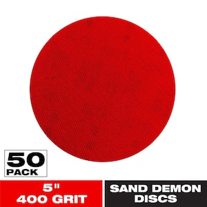 5 in. 400-Grit Sand Demon Disc with Free Application Pad (50-Pack)