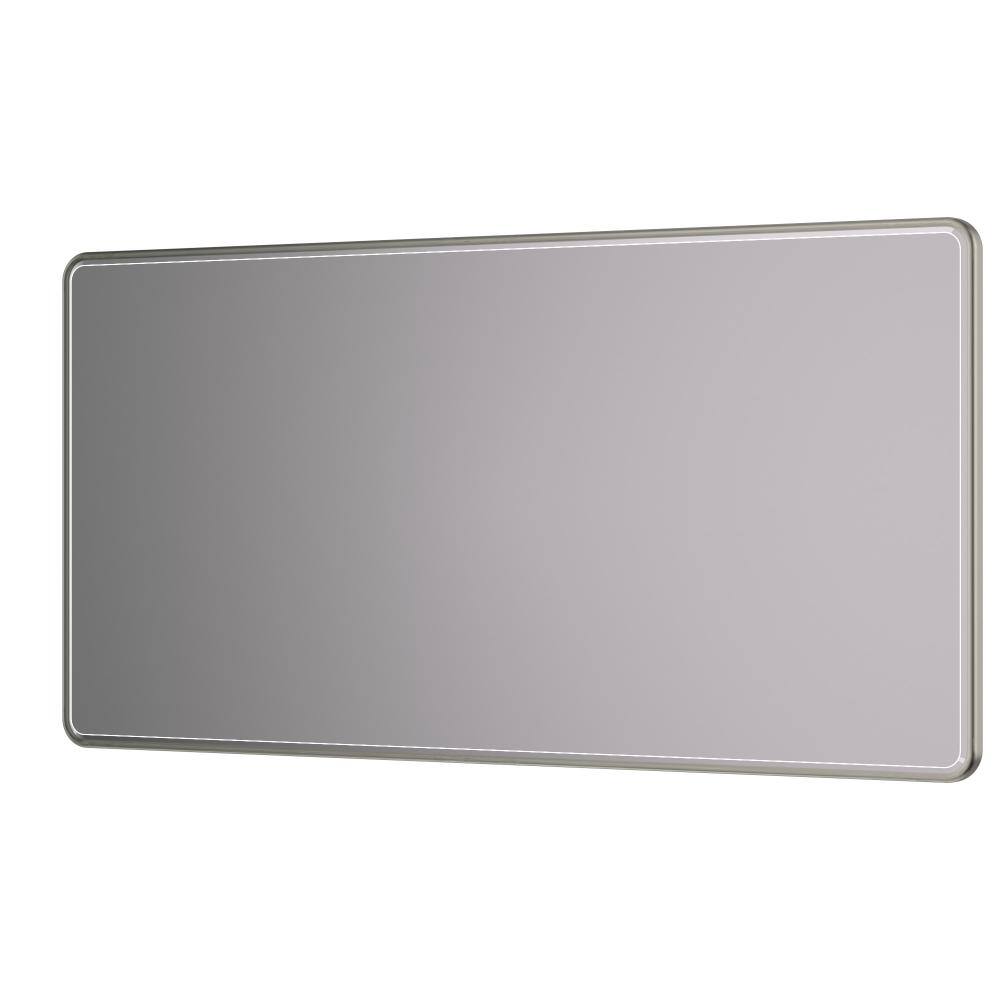 72 in. x 36 in. Rectangle Brushed Nickele Beveled Edge Bathroom Vanity Mirror, Anti-Rust Metal Frame Wall Mirror price history on PriceWatchPro