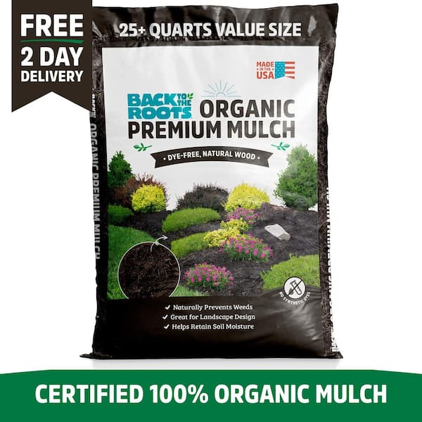 Back to the Roots 1 cu. ft. Organic Bark Bagged Mulch