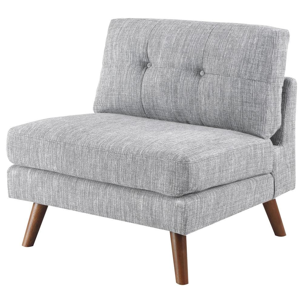Churchill 32.75" Gray Manufactured Wood Modular Armless Chair