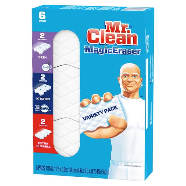 Bọt tẩy sạch đa năng Mr. Clean Magic Eraser (6 miếng) là giải pháp hoàn hảo cho những công việc vệ sinh tại nhà. Với chất liệu Melamine cao cấp, sản phẩm này giúp bạn tẩy sạch các vết bẩn khó chịu đến từ những nơi khó tiếp cận nhất.