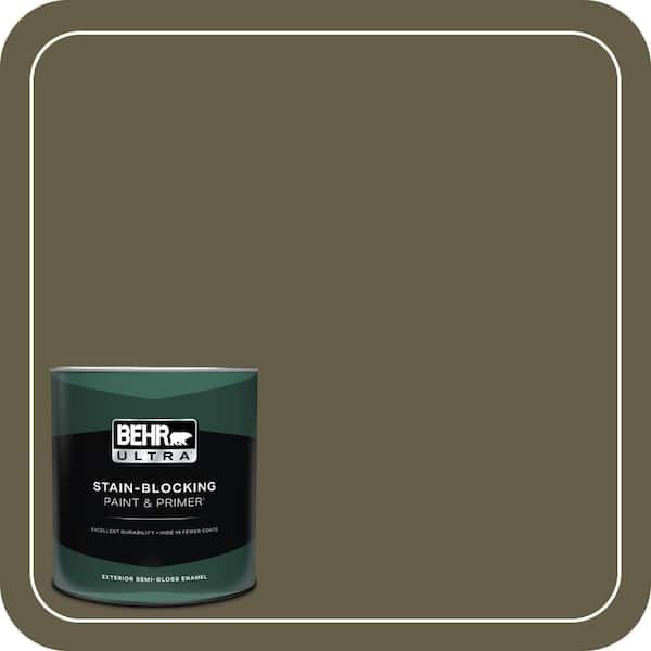 BEHR ULTRA 1 qt. Home Decorators Collection #HDC-FL13-9 Squirrels Nest Semi-Gloss Enamel Exterior Paint & Primer