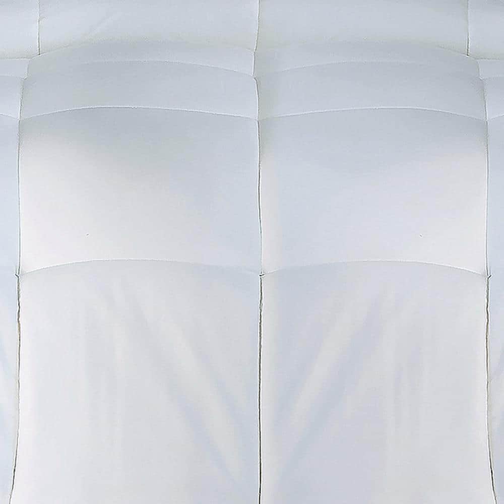White Full/Queen Microfiber Down Alternative Comforter Set