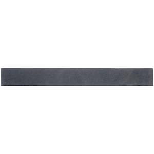 Copley Nero 3 in. x 24 in. Matte Porcelain Floor and Wall Bullnose Tile