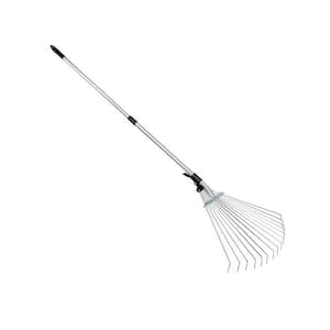 Adjustable 49 -62 in. Stainless Steel Trash Picker or Grabber - Yard Lawn Garden Cleaning and Organizing Small Hand Tool