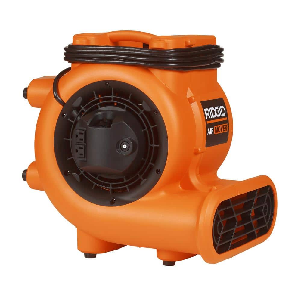 RIDGID 1625 CFM 3-Speed, 3-Positions AM2287 Air Mover Blower Fan with Daisy Chain Capability for Water Damage Restoration