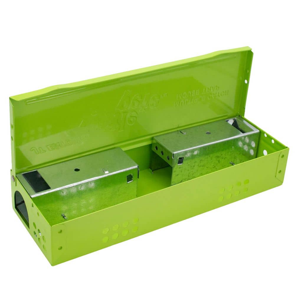 JT Eaton Little Pete Slim Multiple Catch Mouse Trap with Solid Lid