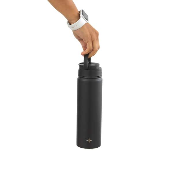 JoyJolt 32 oz. Blue Vacuum Insulated Stainless Steel Water Bottle with Flip  Lid & Sport Straw Lid JVI10204 - The Home Depot