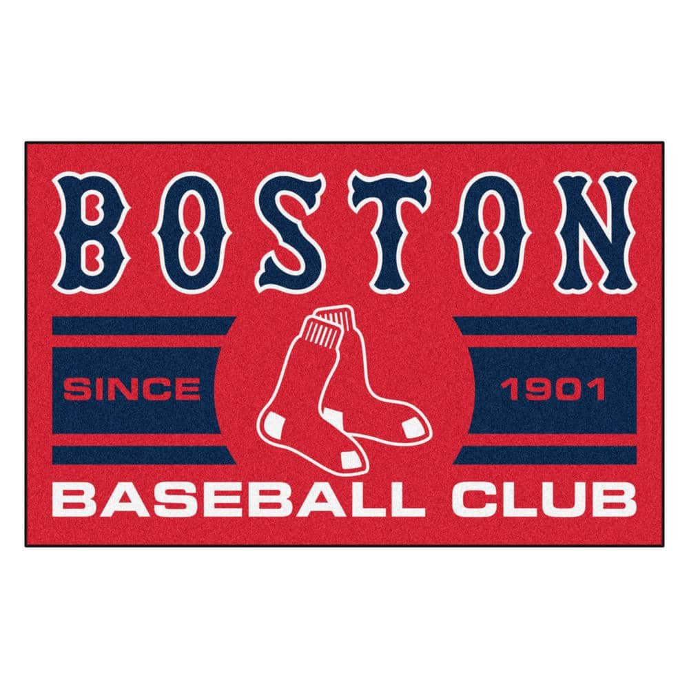 FANMATS MLB Boston Red Sox Red 2 ft. x 2 ft. Round Area Rug 18129 - The  Home Depot